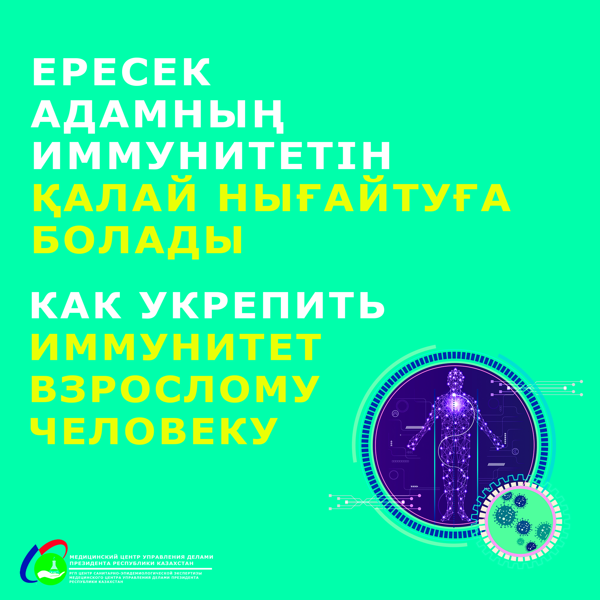 Ересек адамның иммунитетін қалай нығайтуға болады