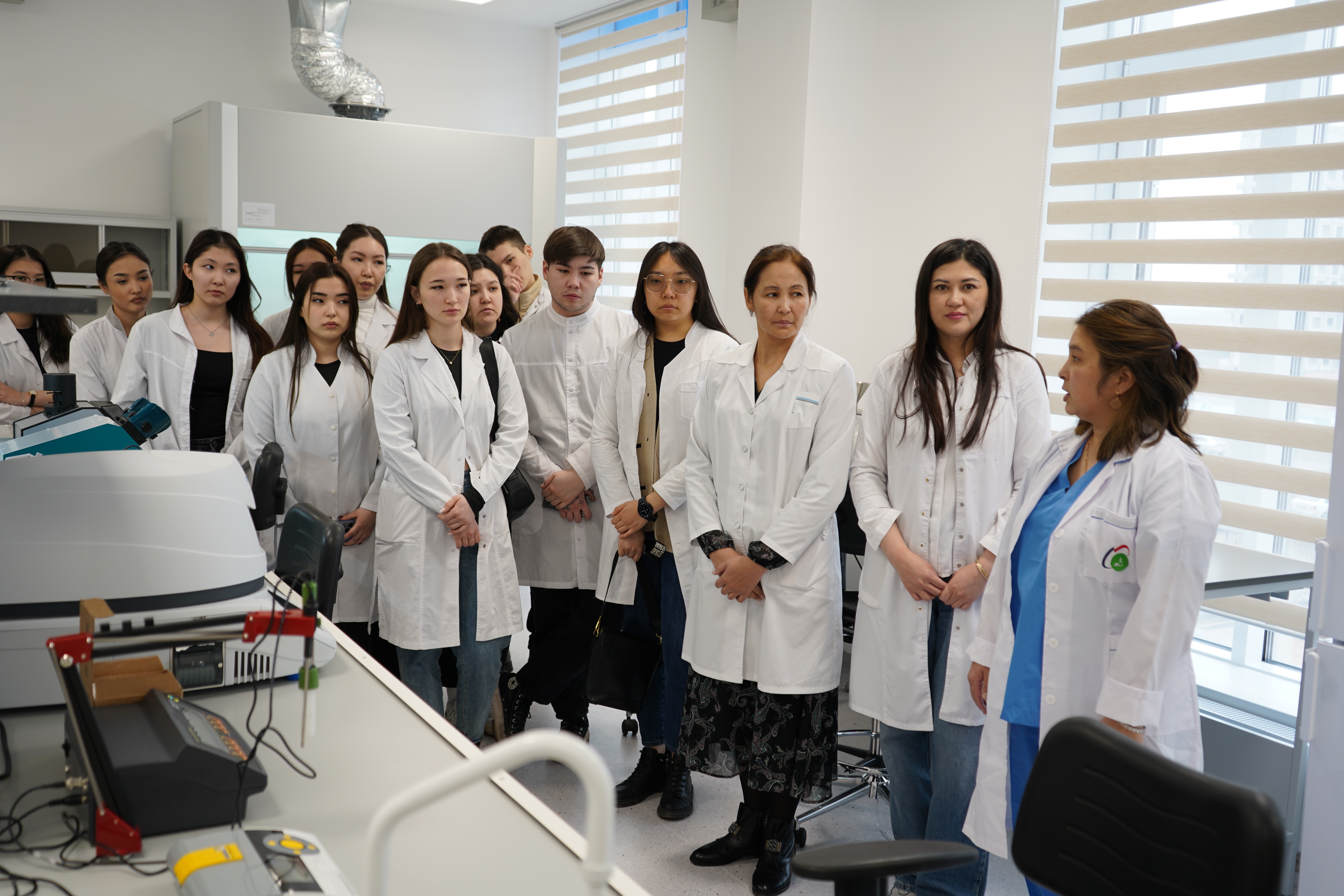 Центр санитарно-эпидемиологической экспертизы посетили студенты  Астанинского Медицинского Университета