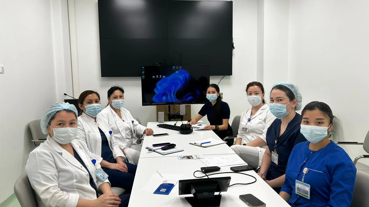 Референс-лаборатория провела обучение для медицинских работников Больницы Медицинского центра УДП РК 