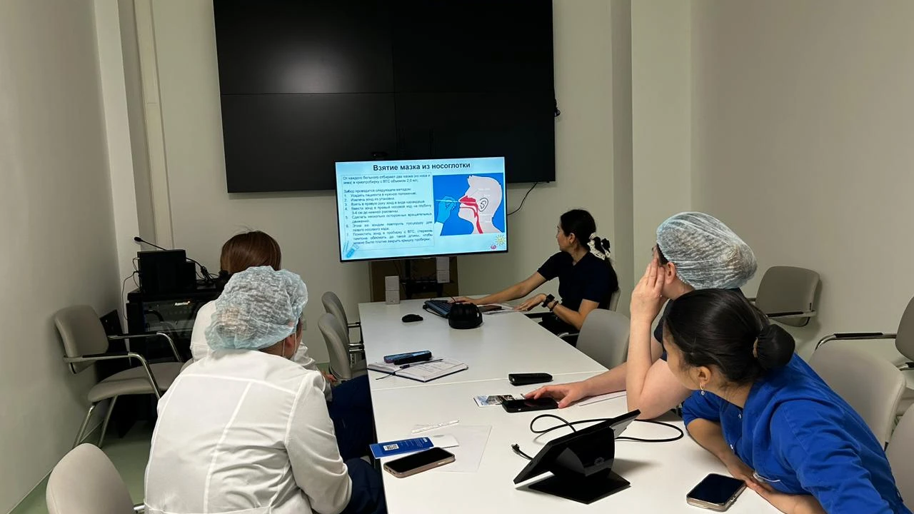 Референс-лаборатория провела обучение для медицинских работников Больницы Медицинского центра УДП РК 