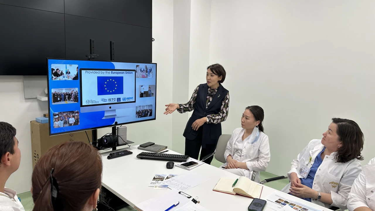 Референс-лаборатория провела рабочую встречу с инфекционным отделением Больницы Медицинского центра УДП РК