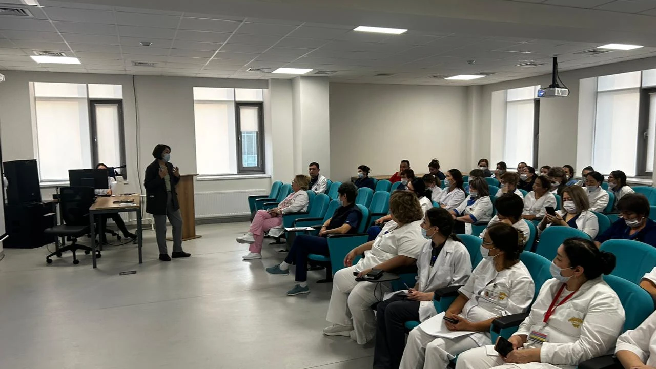 Референс-лаборатория провела обучение для медицинских работников Больницы Медицинского центра УДП РК 