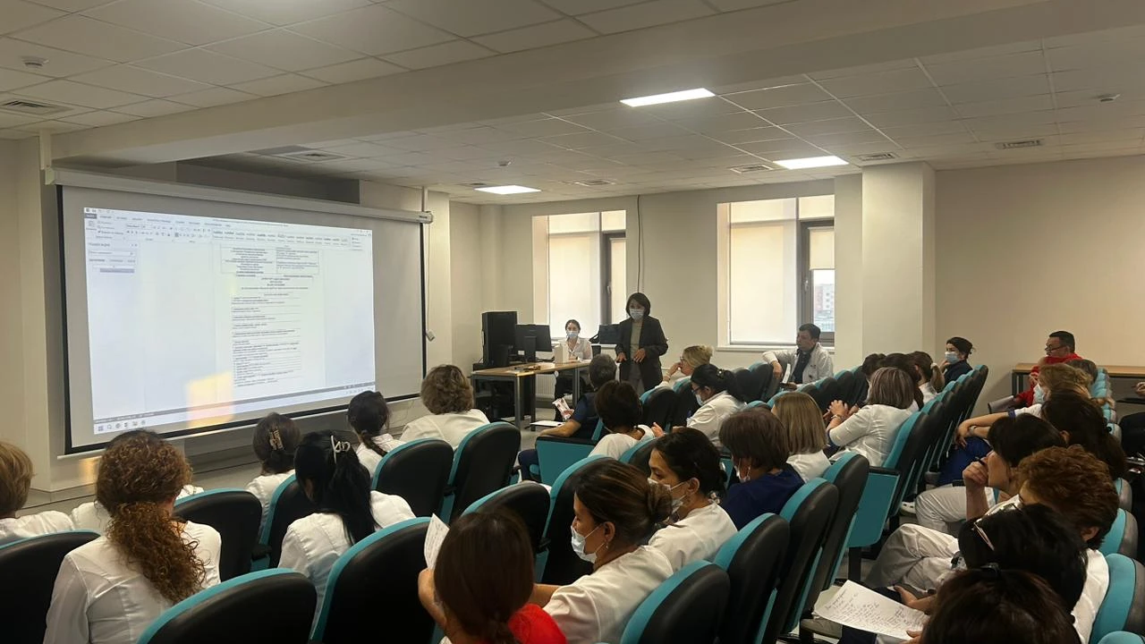 Референс-лаборатория провела обучение для медицинских работников Больницы Медицинского центра УДП РК 