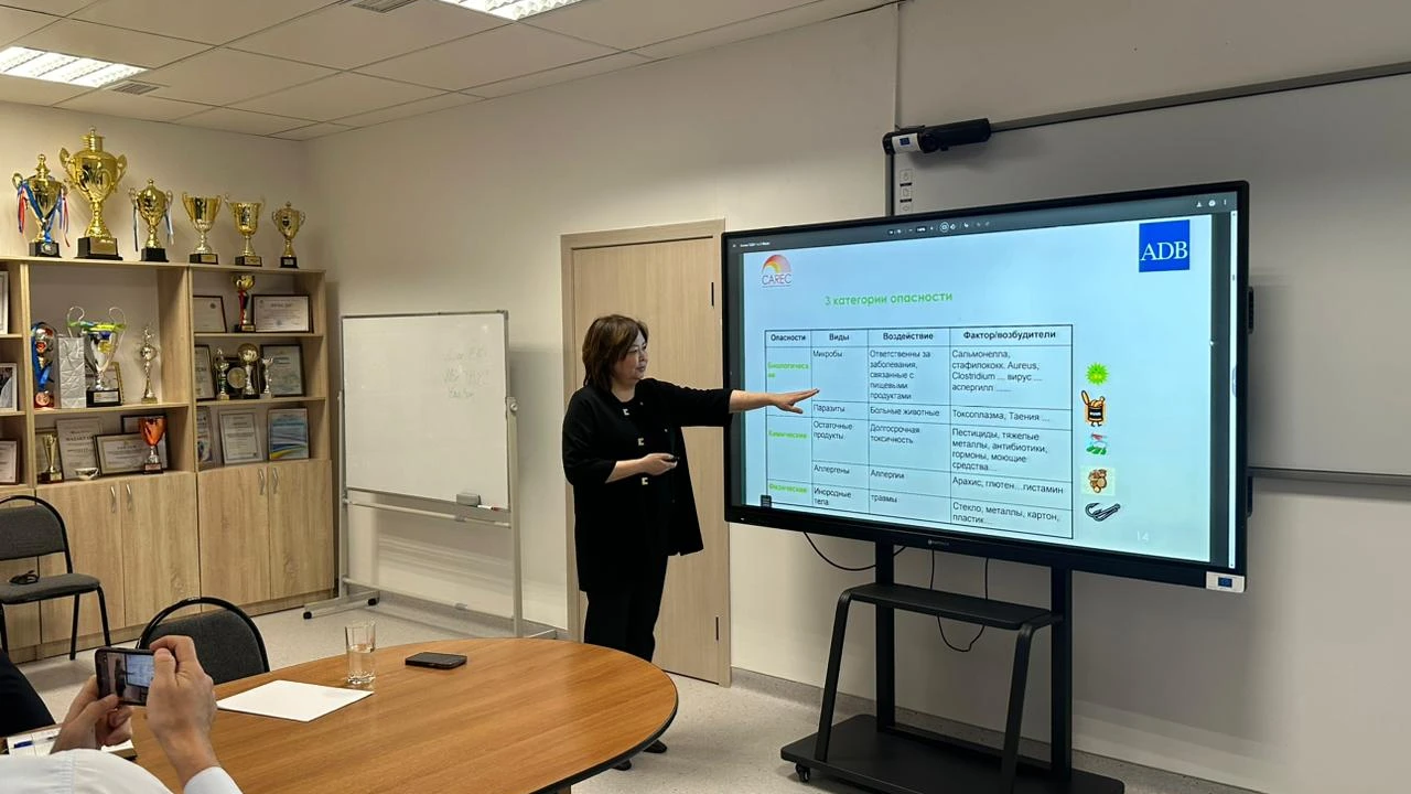 ҚР ПІБ МО Референс-зертханасында HACCP халықаралық тәжірибелері негізінде тағам қауіпсіздігі мәселелері талқыланды 